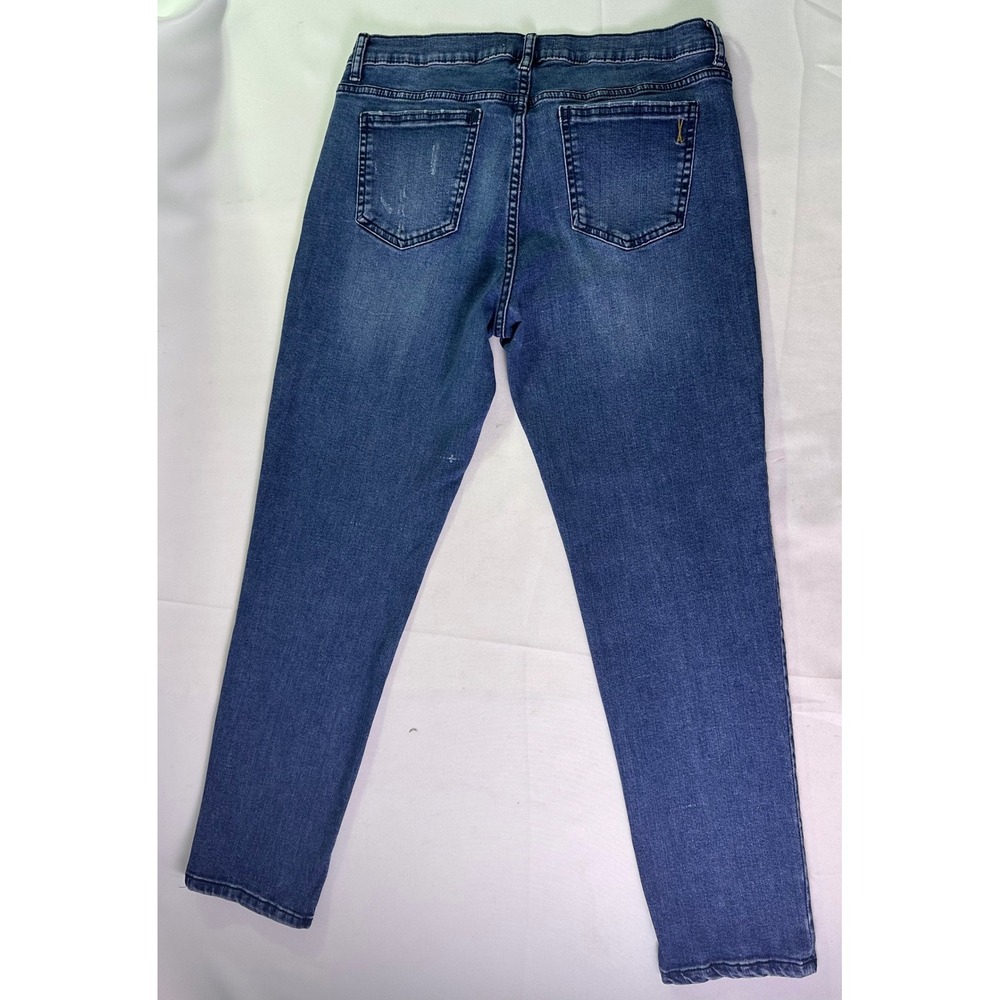 Vintage America Blues Courant Boho Straight Leg Jeans Womens Missy Stretch 10/30 - Picture 2 of 9